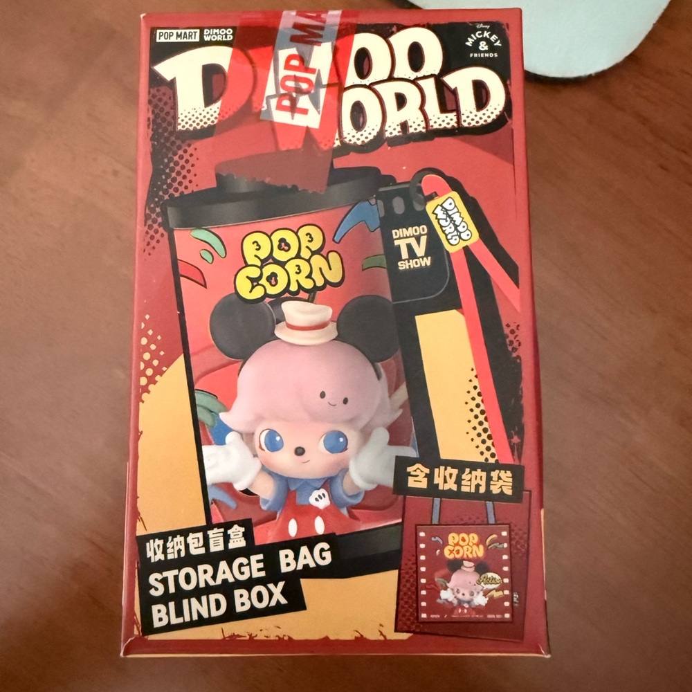 DIMOO WORLD × DISNEY Series-Storage Bag Blind Box - MICKEY MOUSE UNOPENED